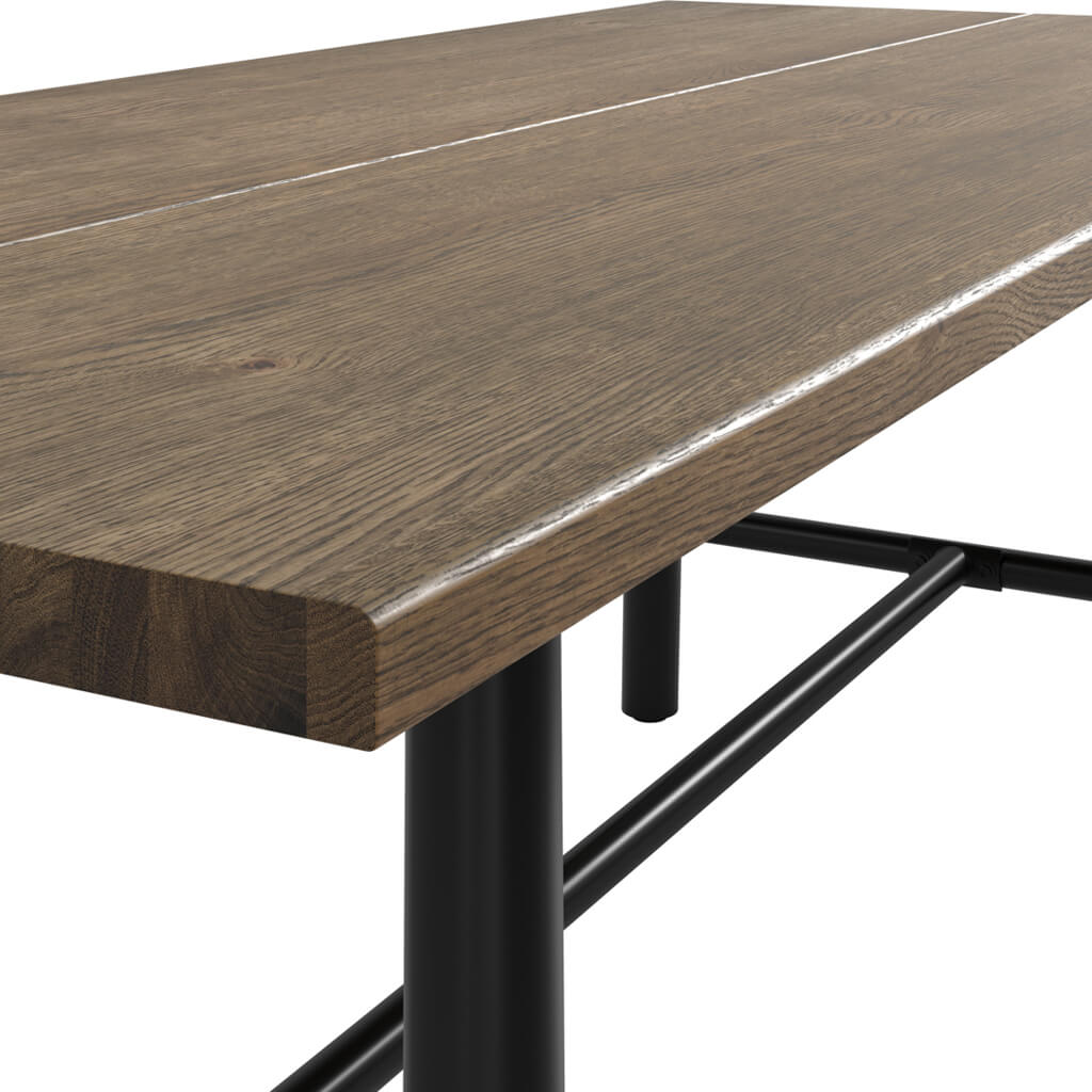 LOUIE COFFEE & BLACK DINING TABLE