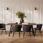 LOUIE COFFEE & BLACK DINING TABLE