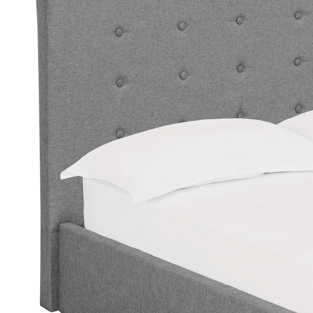 Lucca 4.6ft Double Bed Grey