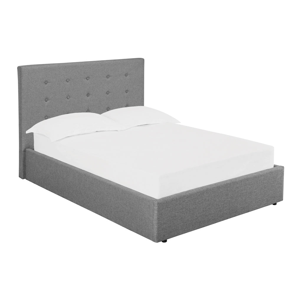 Lucca Plus 5ft Kingsize Ottoman Bed Grey