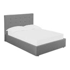 Lucca Plus 5ft Kingsize Ottoman Bed Grey
