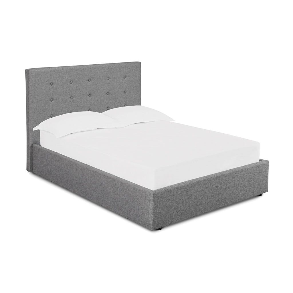 Lucca Plus 4ft Small Double Ottoman Bed Grey
