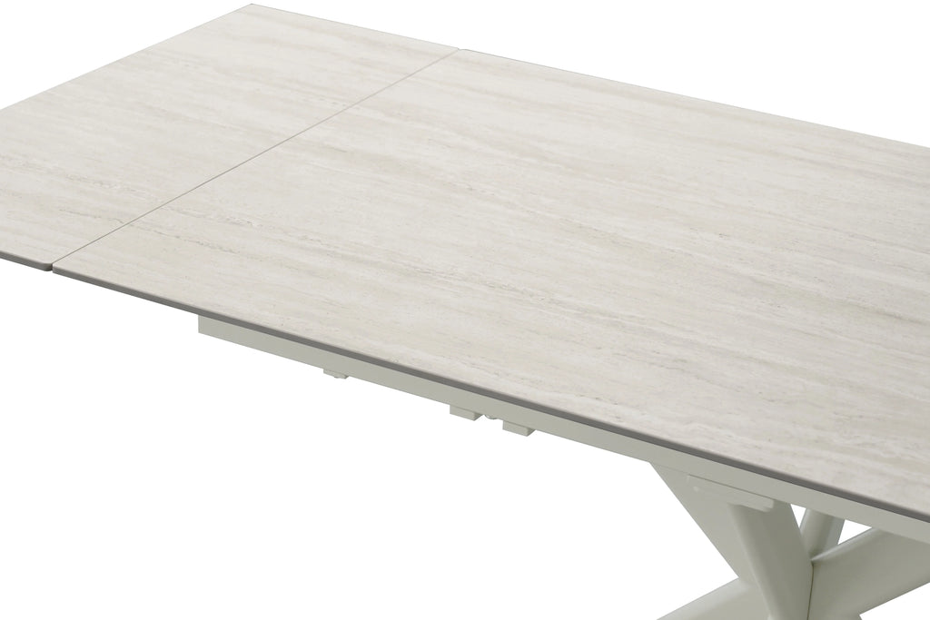 Lucia Extending Dining Table Sandy Beige