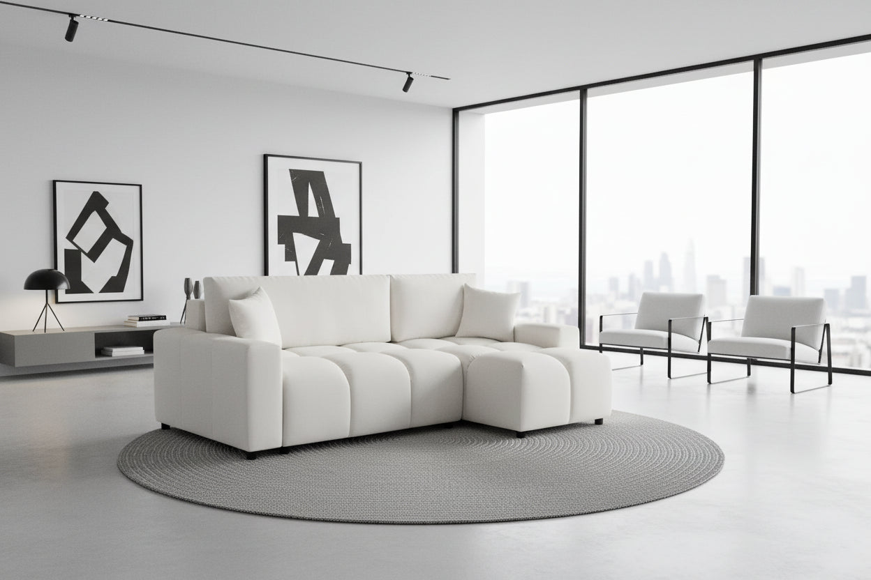 Luki Sofa Bed Beige Universal Corner