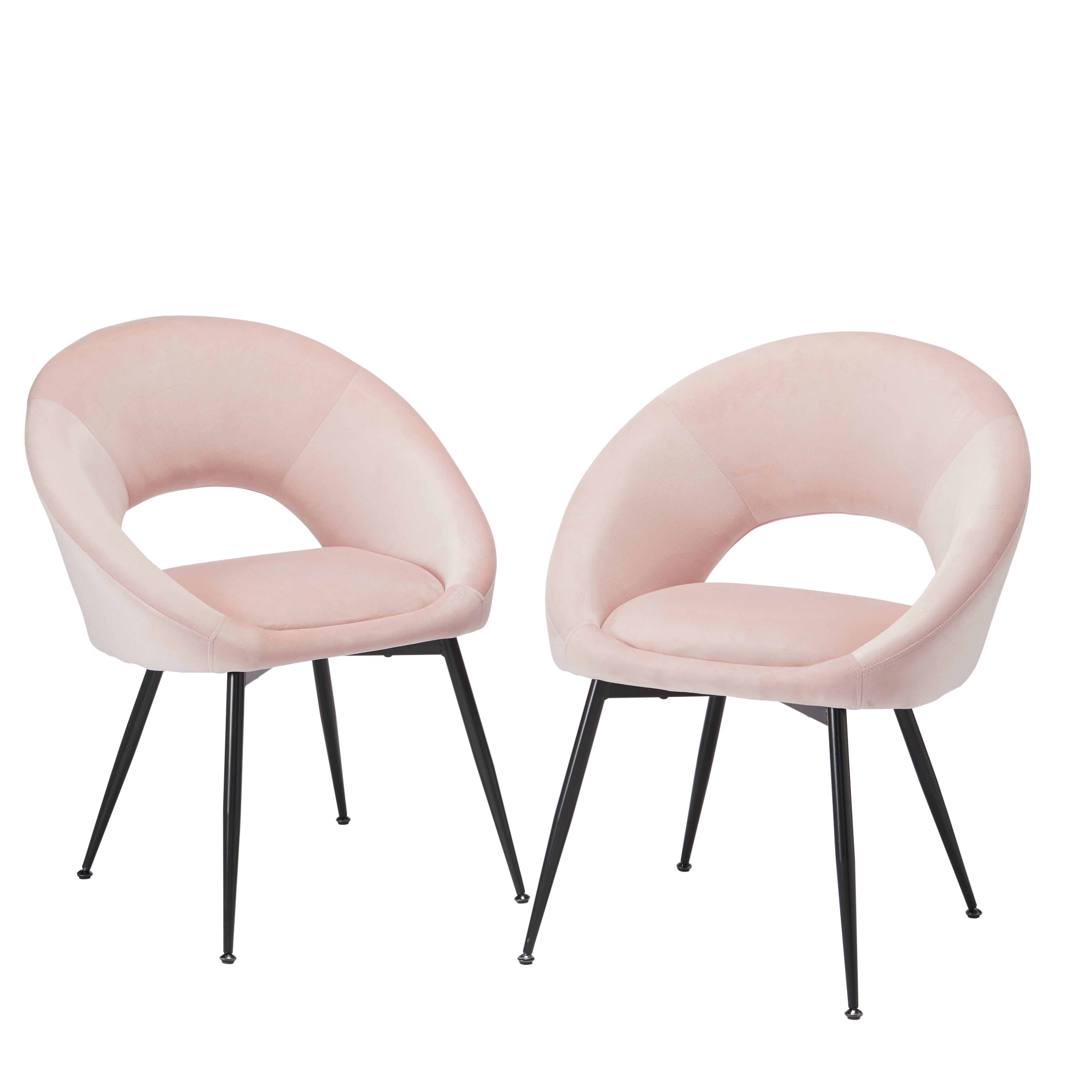 Lulu Dining Chair Pink (Pack of 2)