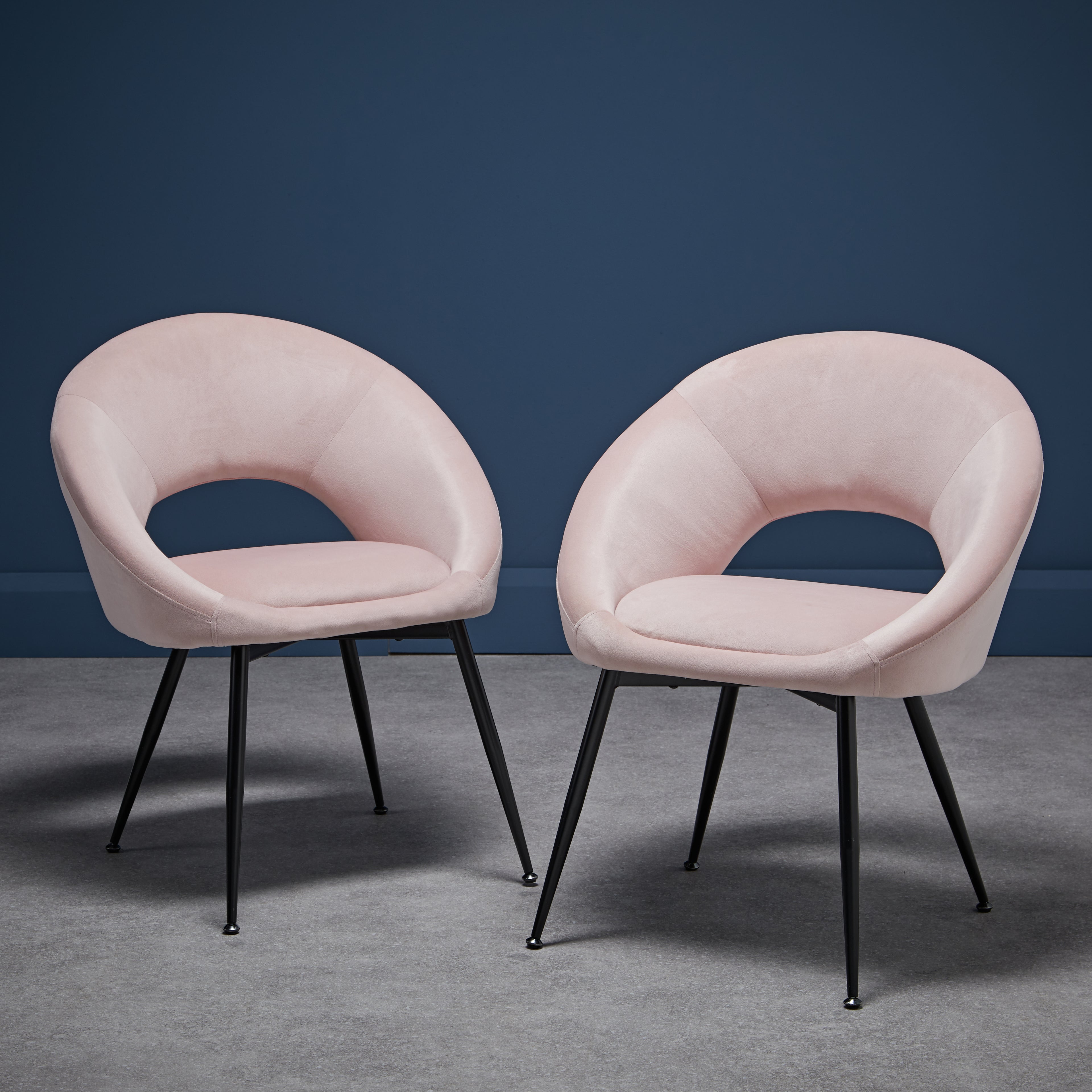 Lulu Dining Chair Pink (Pack of 2)