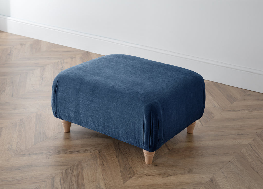 Footstool Manhattan Navy The Great Sofa Company | Piper | Vienna | Arthur | Emeline | Swift | Morris
