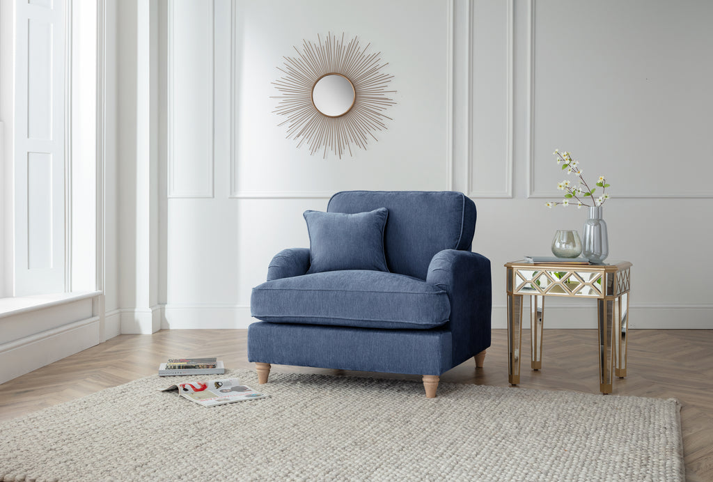 Arm Chair Manhattan Navy The Great Sofa Company | Piper | Vienna | Arthur | Emeline | Swift | Morris
