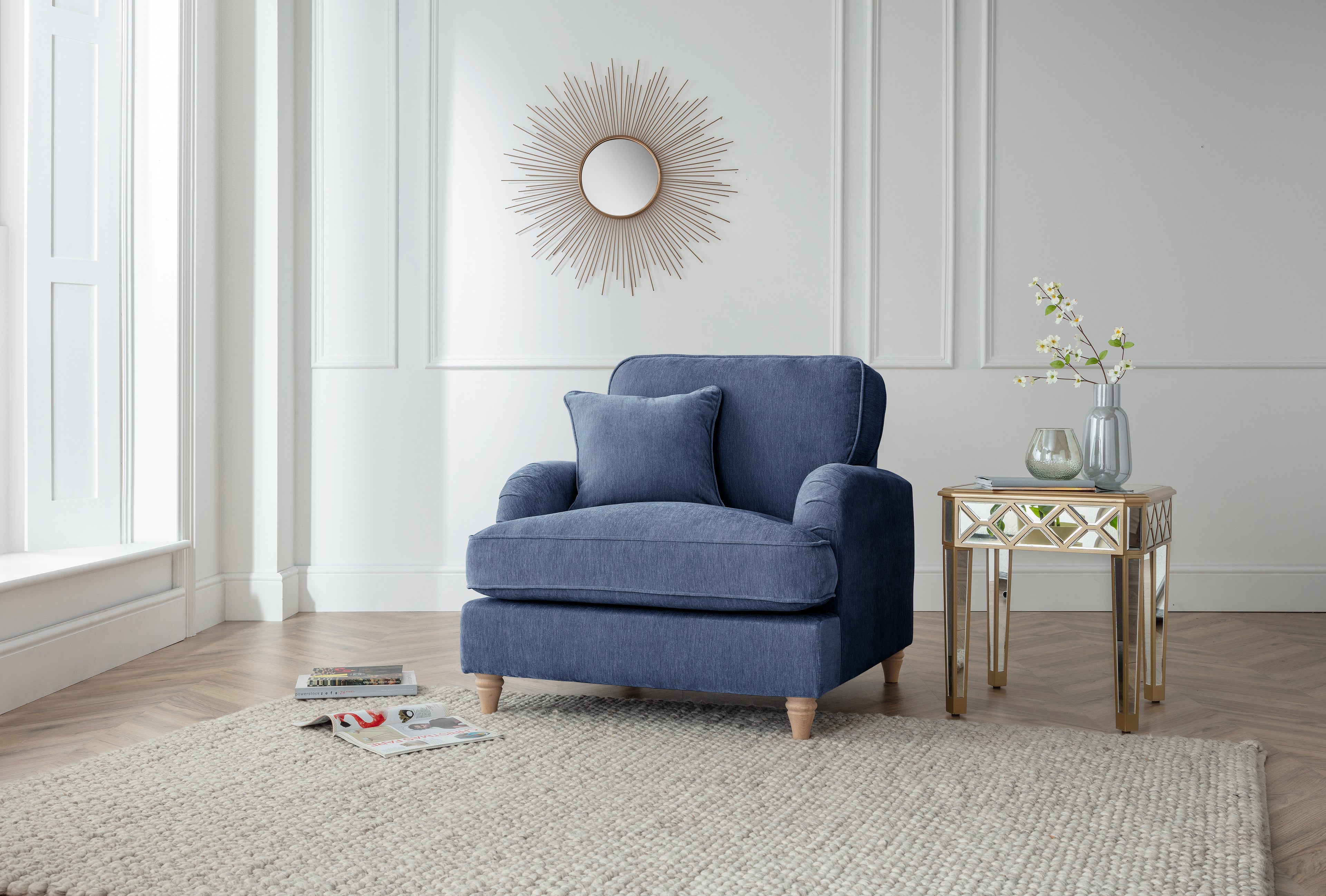 Arm Chair Manhattan Navy
