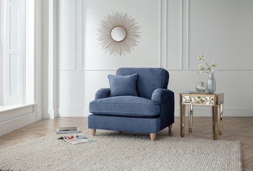 Arm Chair Manhattan Navy The Great Sofa Company | Piper | Vienna | Arthur | Emeline | Swift | Morris