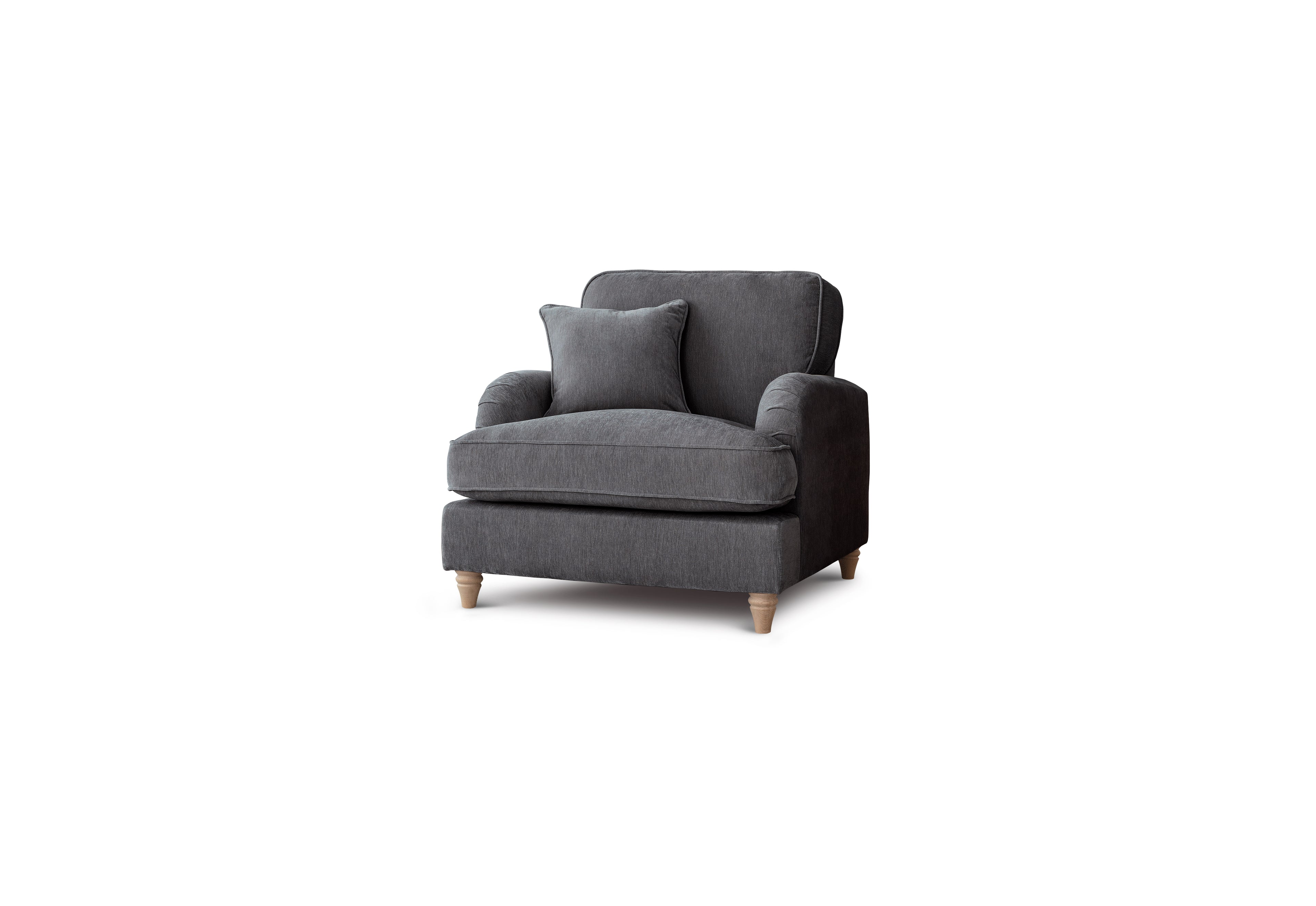 Arm Chair Manhattan Charcoal