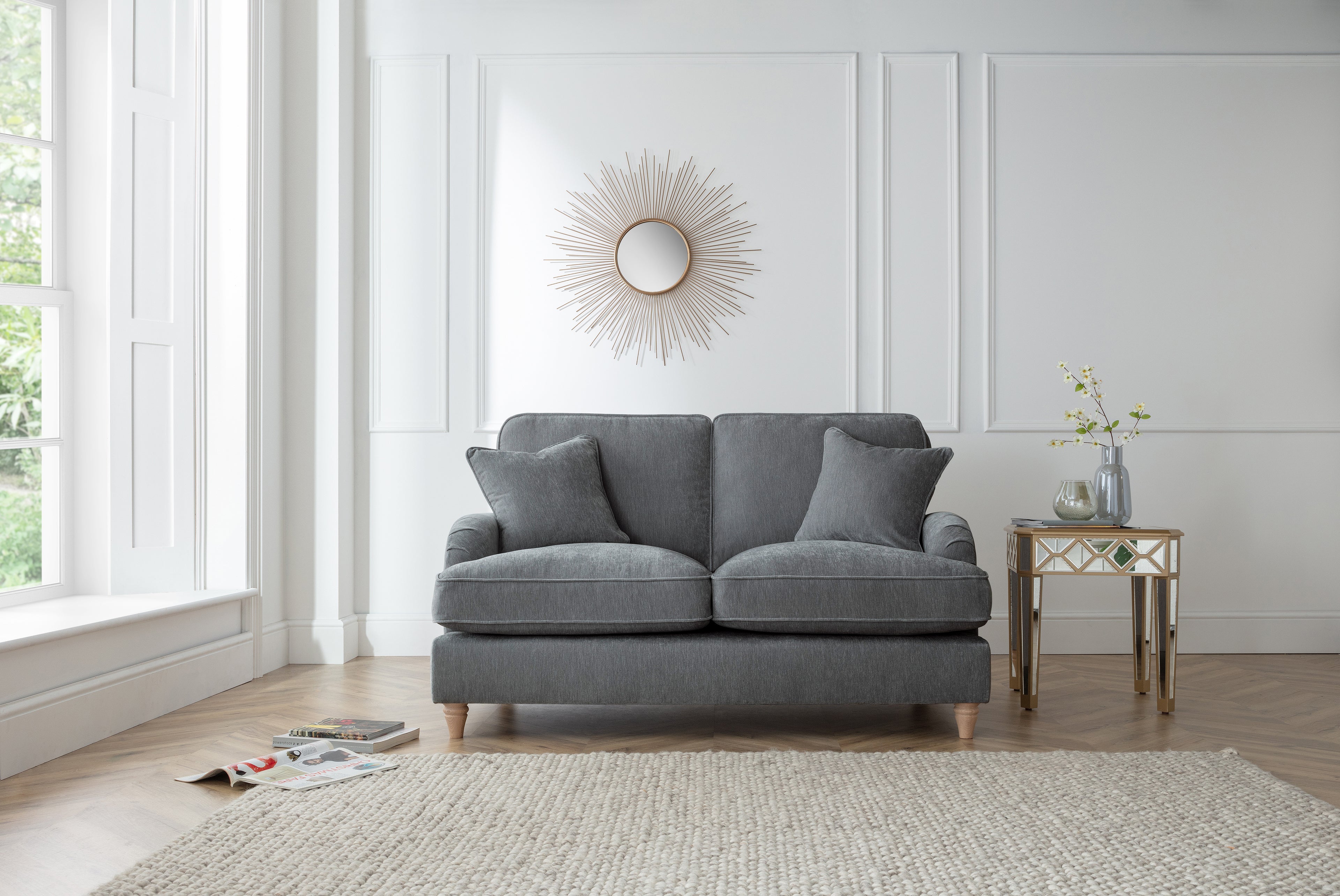 2 Seater Sofa Manhattan Charcoal The Great Sofa Company | Piper | Vienna | Arthur | Emeline | Swift | Morris