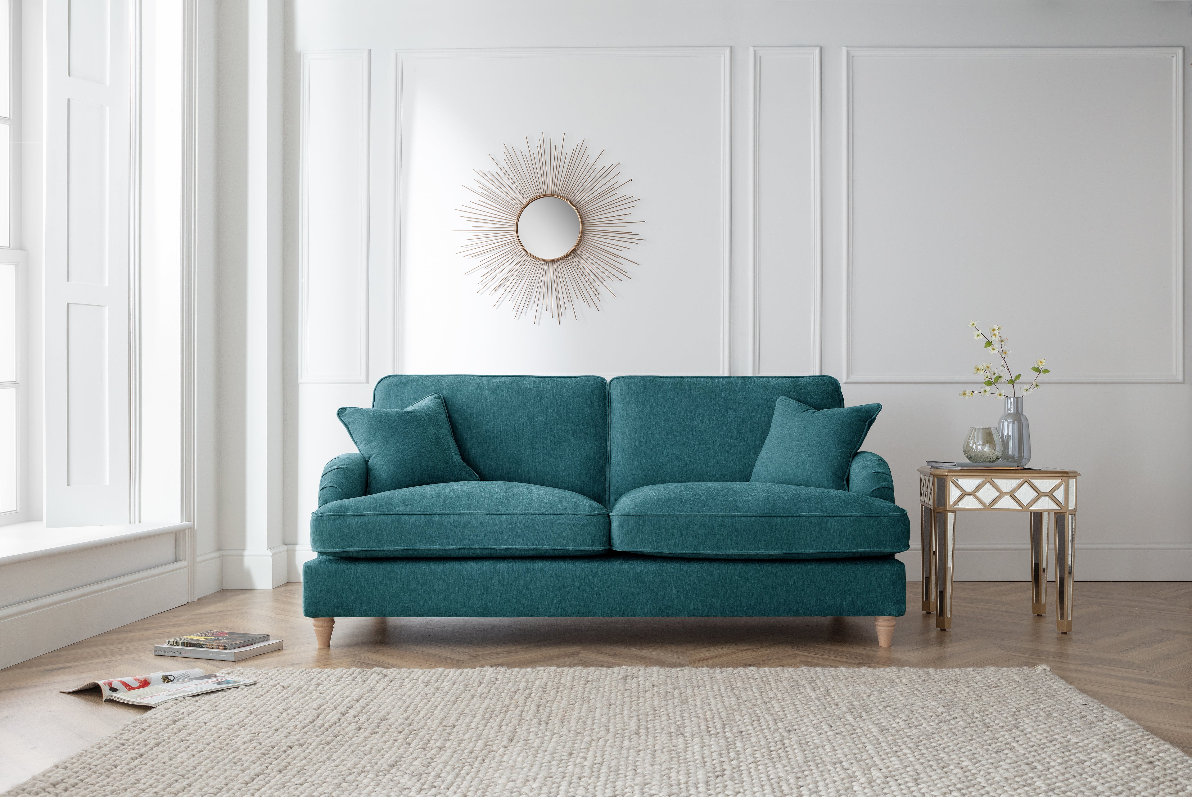 3 Seater Sofa Manhattan Emerald The Great Sofa Company | Piper | Vienna | Arthur | Emeline | Swift | Morris