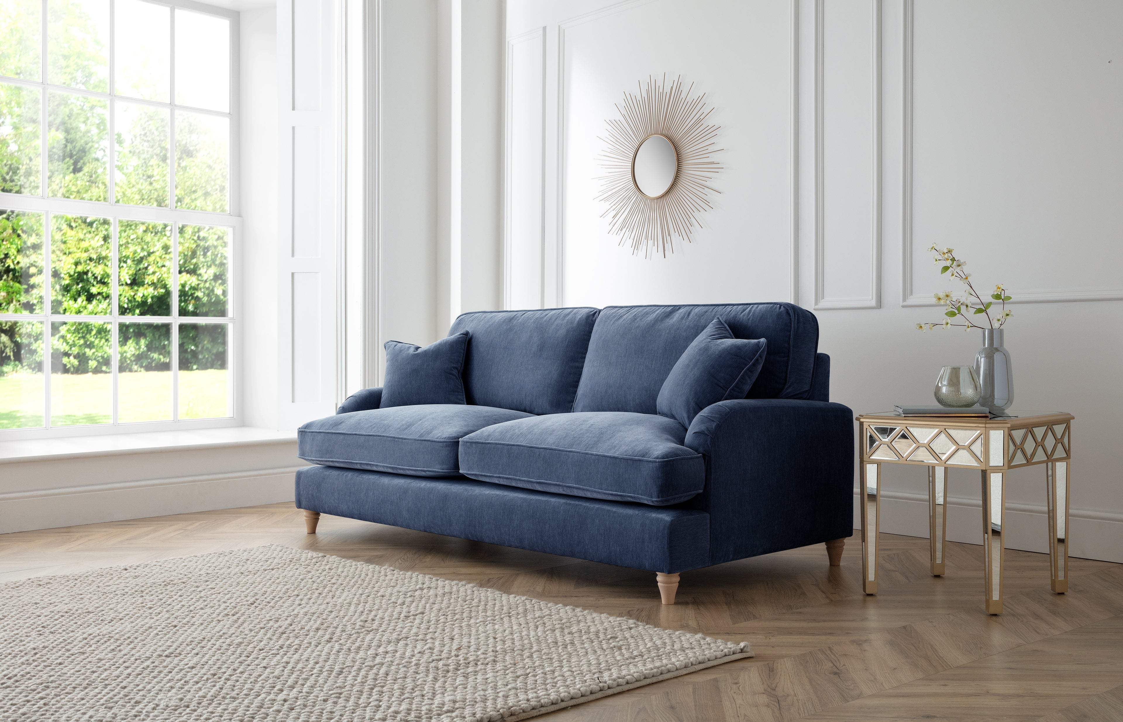 3 Seater Sofa Manhattan Navy The Great Sofa Company | Piper | Vienna | Arthur | Emeline | Swift | Morris