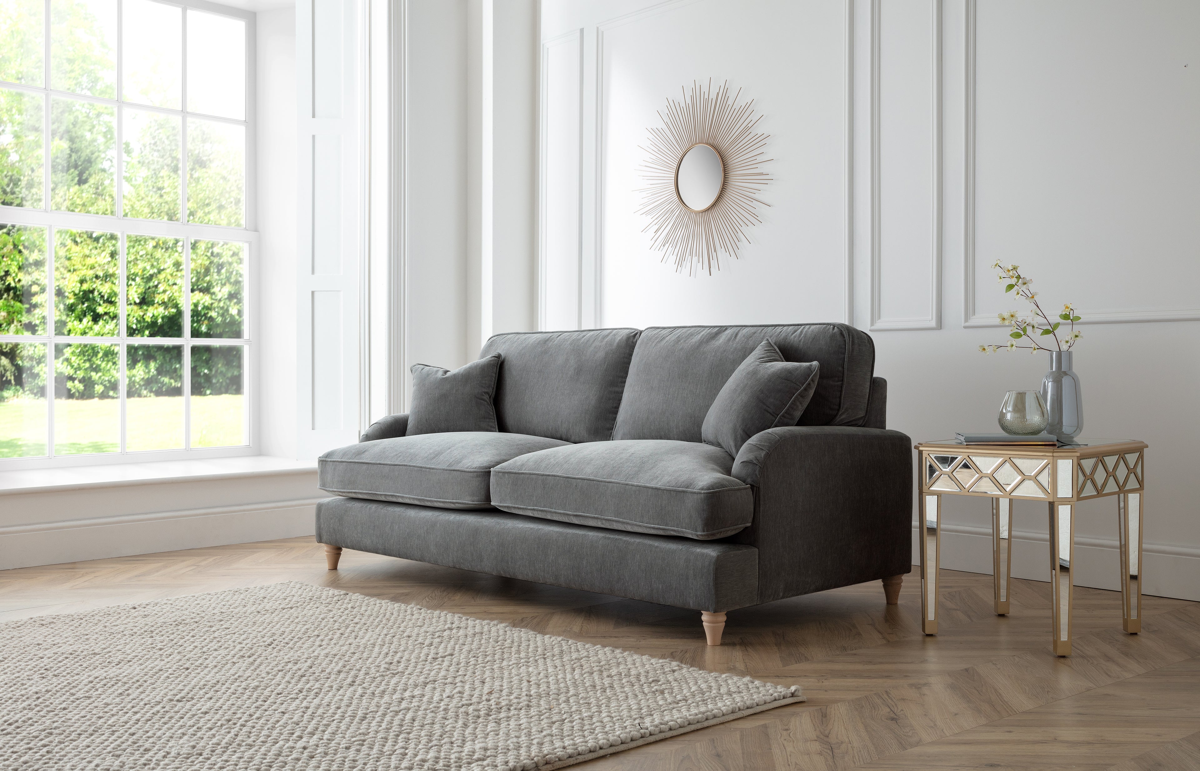 3 Seater Sofa Manhattan Charcoal The Great Sofa Company | Piper | Vienna | Arthur | Emeline | Swift | Morris