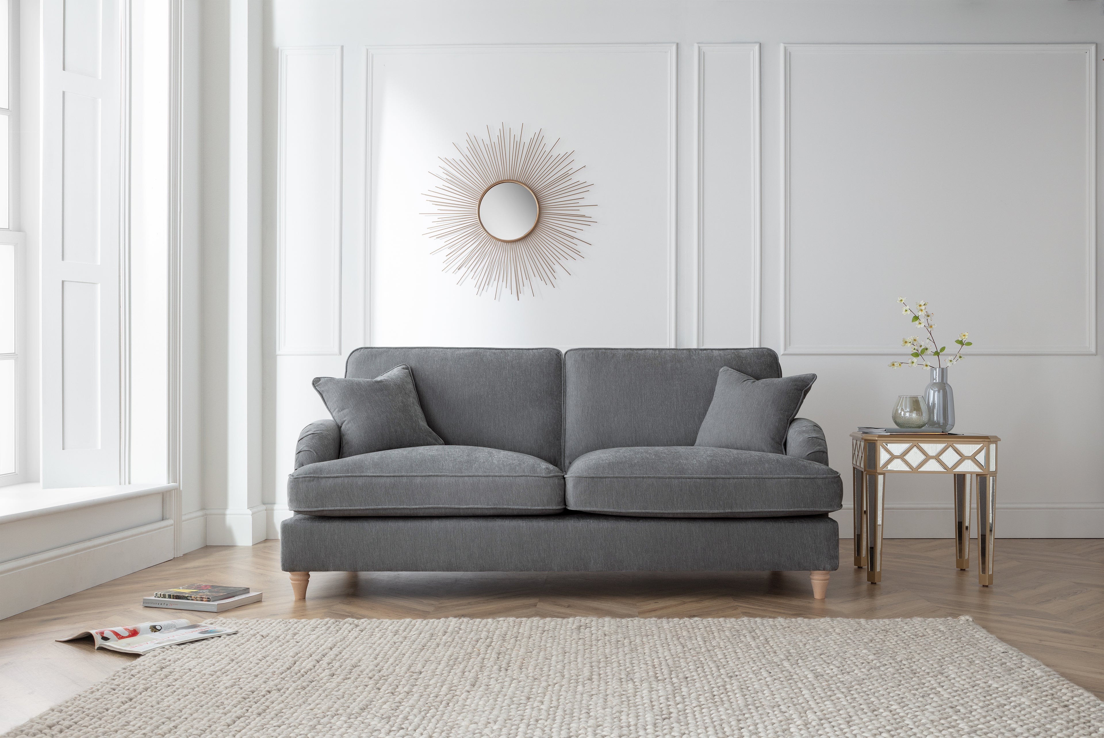 3 Seater Sofa Manhattan Charcoal The Great Sofa Company | Piper | Vienna | Arthur | Emeline | Swift | Morris