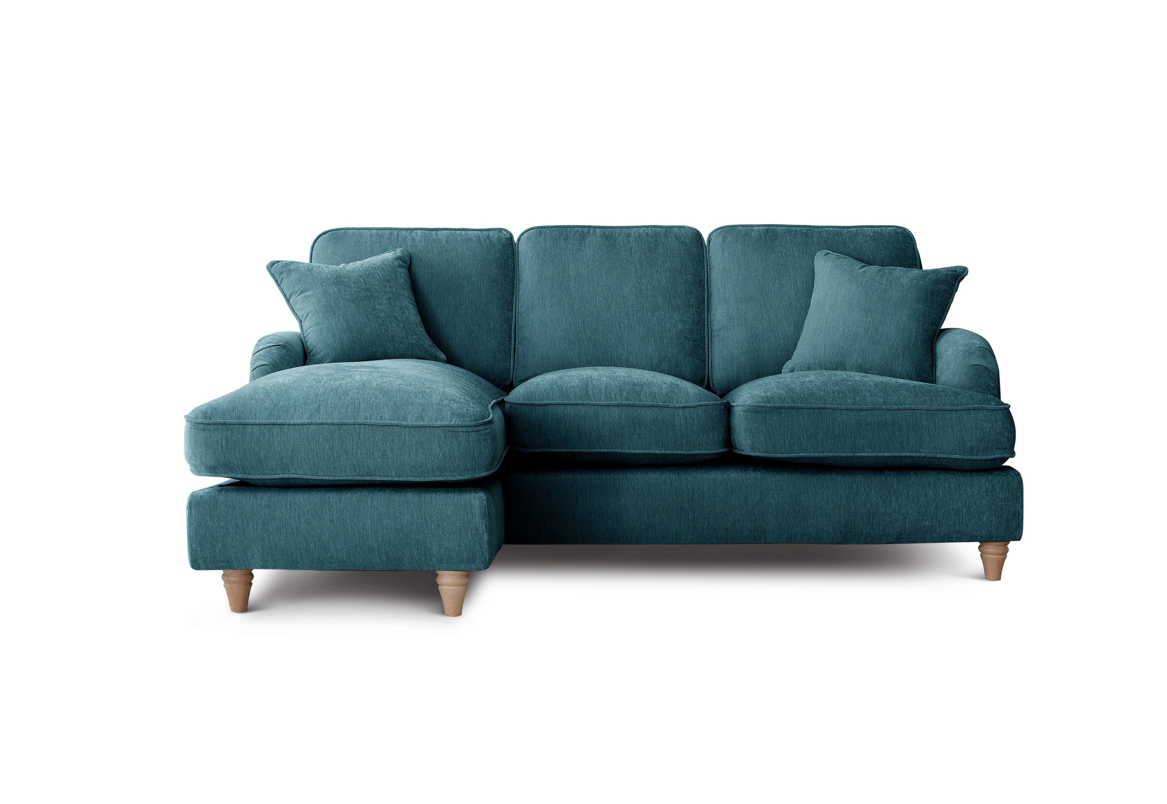 Left Hand Chaise Sofa Manhattan Emerald The Great Sofa Company | Piper | Vienna | Arthur | Emeline | Swift | Morris