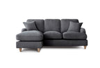 Left Hand Chaise Sofa Manhattan Charcoal The Great Sofa Company | Piper | Vienna | Arthur | Emeline | Swift | Morris
