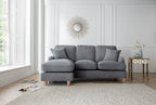 Left Hand Chaise Sofa Manhattan Charcoal The Great Sofa Company | Piper | Vienna | Arthur | Emeline | Swift | Morris