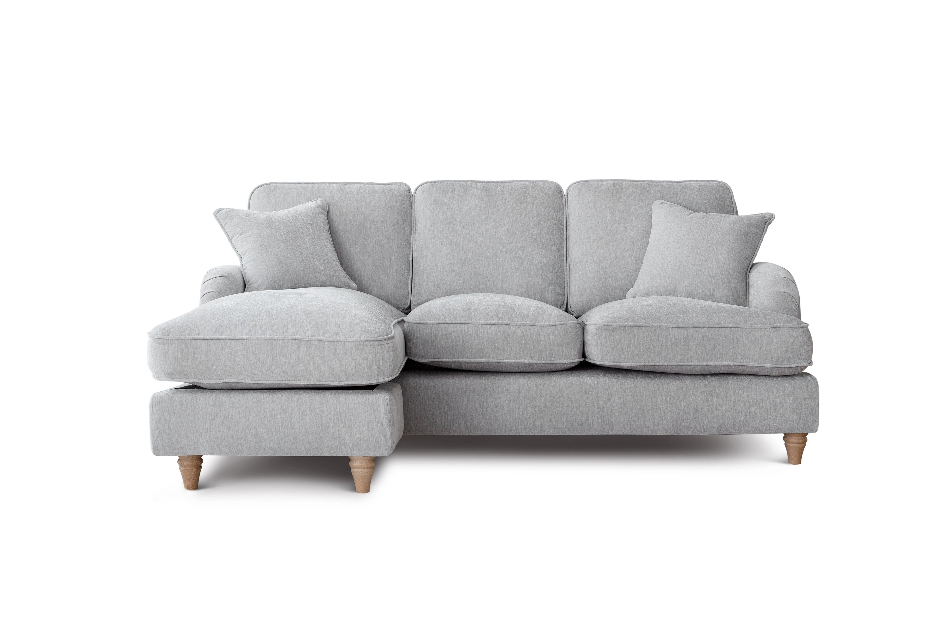 Left Hand Chaise Sofa Manhattan Ice The Great Sofa Company | Piper | Vienna | Arthur | Emeline | Swift | Morris