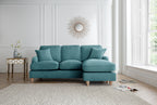 Right Hand Chaise Sofa Manhattan Emerald The Great Sofa Company | Piper | Vienna | Arthur | Emeline | Swift | Morris