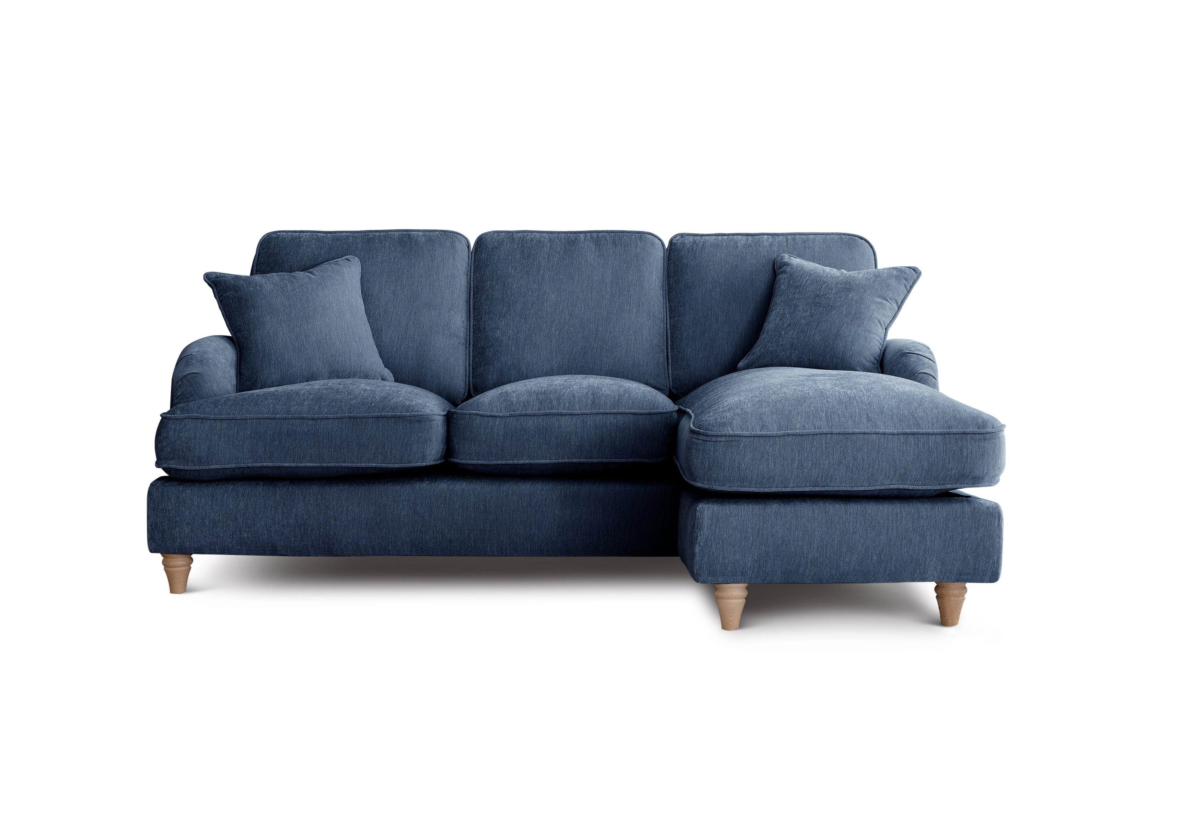 Right Hand Chaise Sofa Manhattan Navy The Great Sofa Company | Piper | Vienna | Arthur | Emeline | Swift | Morris