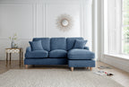 Right Hand Chaise Sofa Manhattan Navy The Great Sofa Company | Piper | Vienna | Arthur | Emeline | Swift | Morris