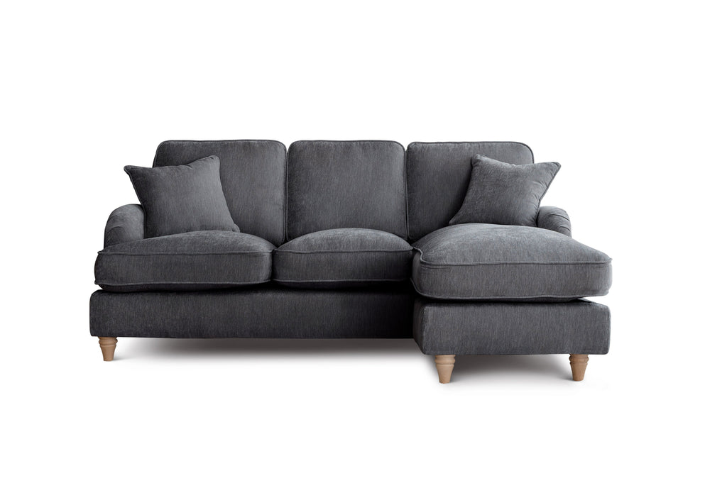 Right Hand Chaise Sofa Manhattan Charcoal The Great Sofa Company | Piper | Vienna | Arthur | Emeline | Swift | Morris