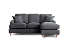 Right Hand Chaise Sofa Manhattan Charcoal The Great Sofa Company | Piper | Vienna | Arthur | Emeline | Swift | Morris