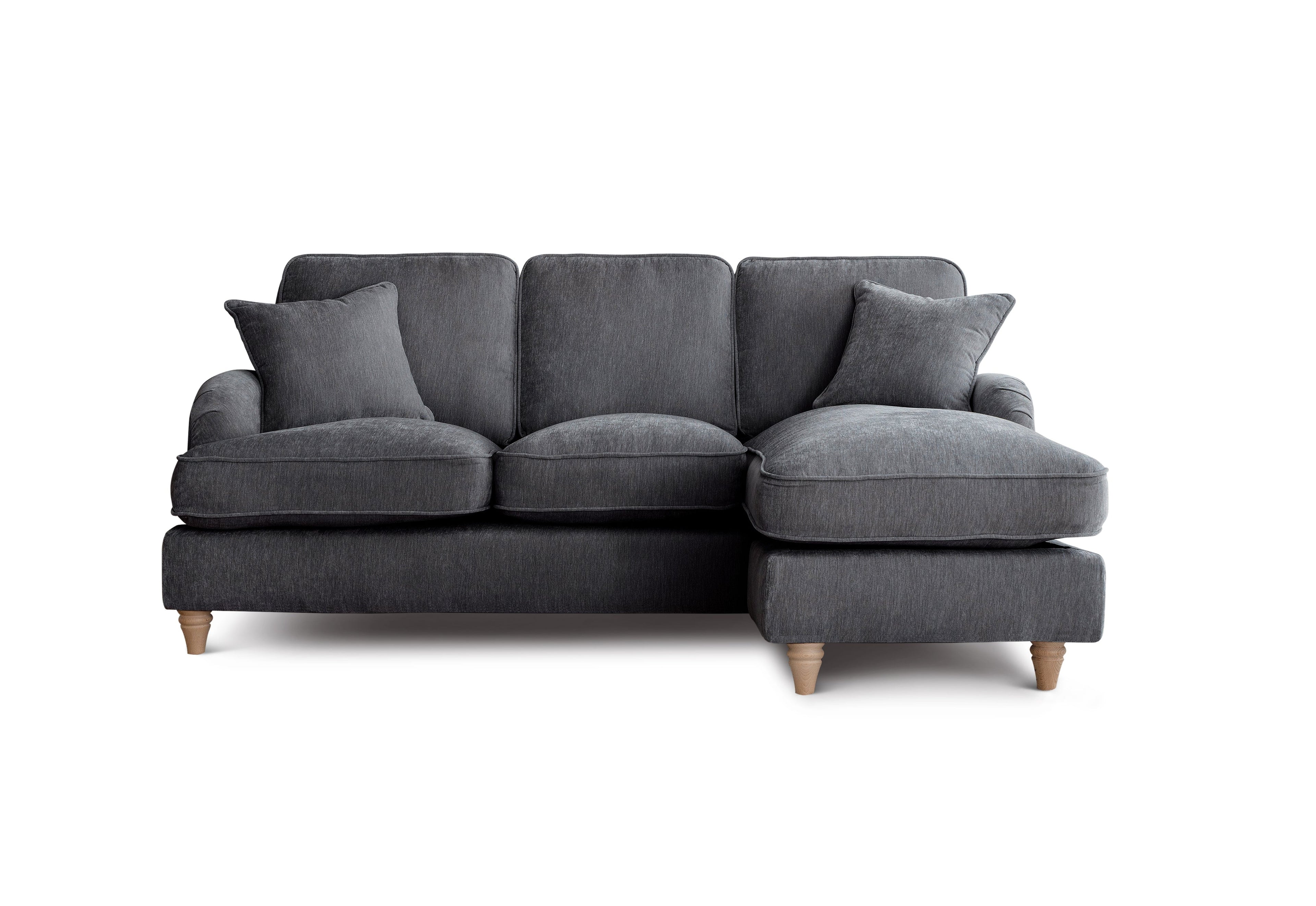 Right Hand Chaise Sofa Manhattan Charcoal The Great Sofa Company | Piper | Vienna | Arthur | Emeline | Swift | Morris
