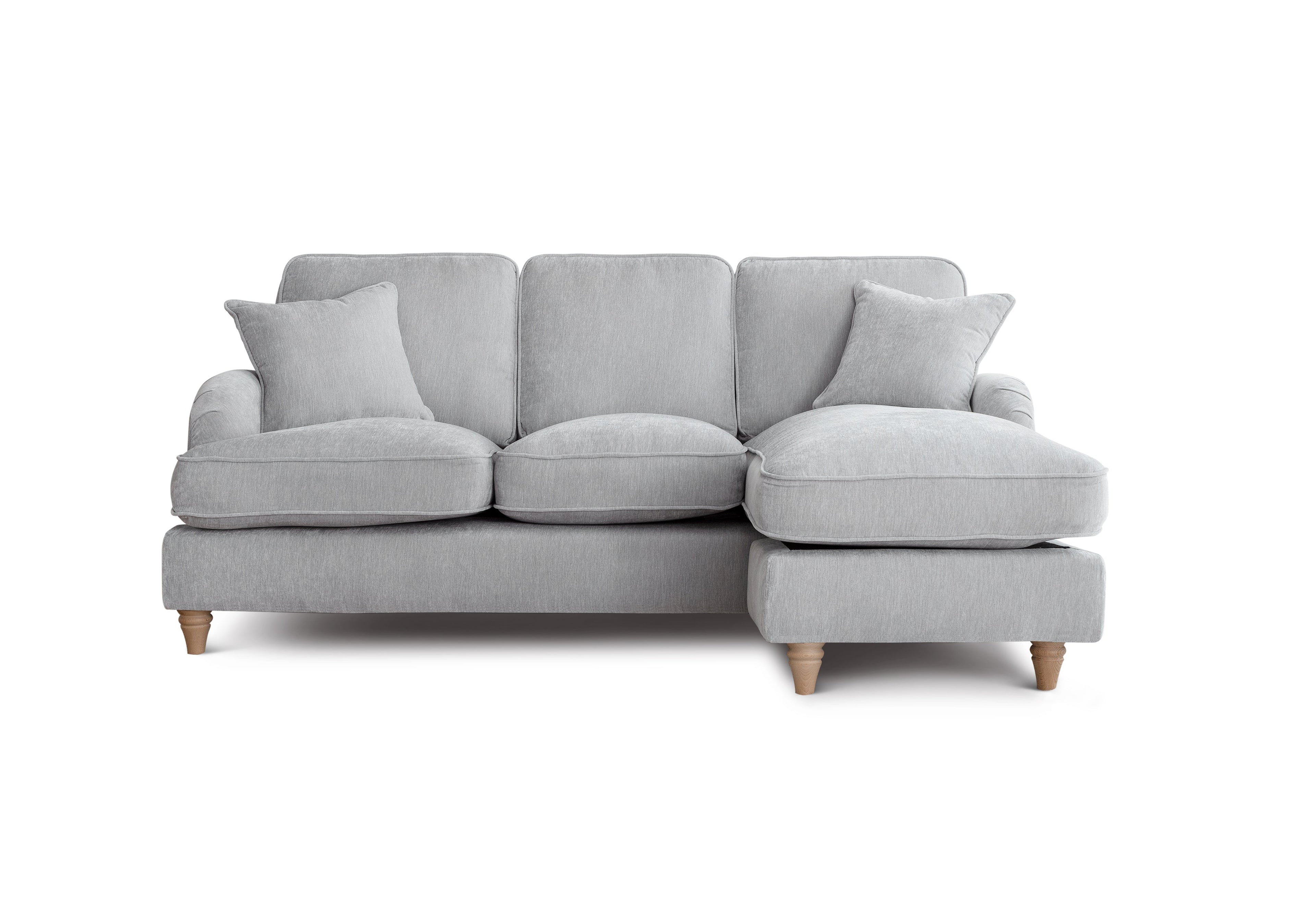 Right Hand Chaise Sofa Manhattan Ice The Great Sofa Company | Piper | Vienna | Arthur | Emeline | Swift | Morris