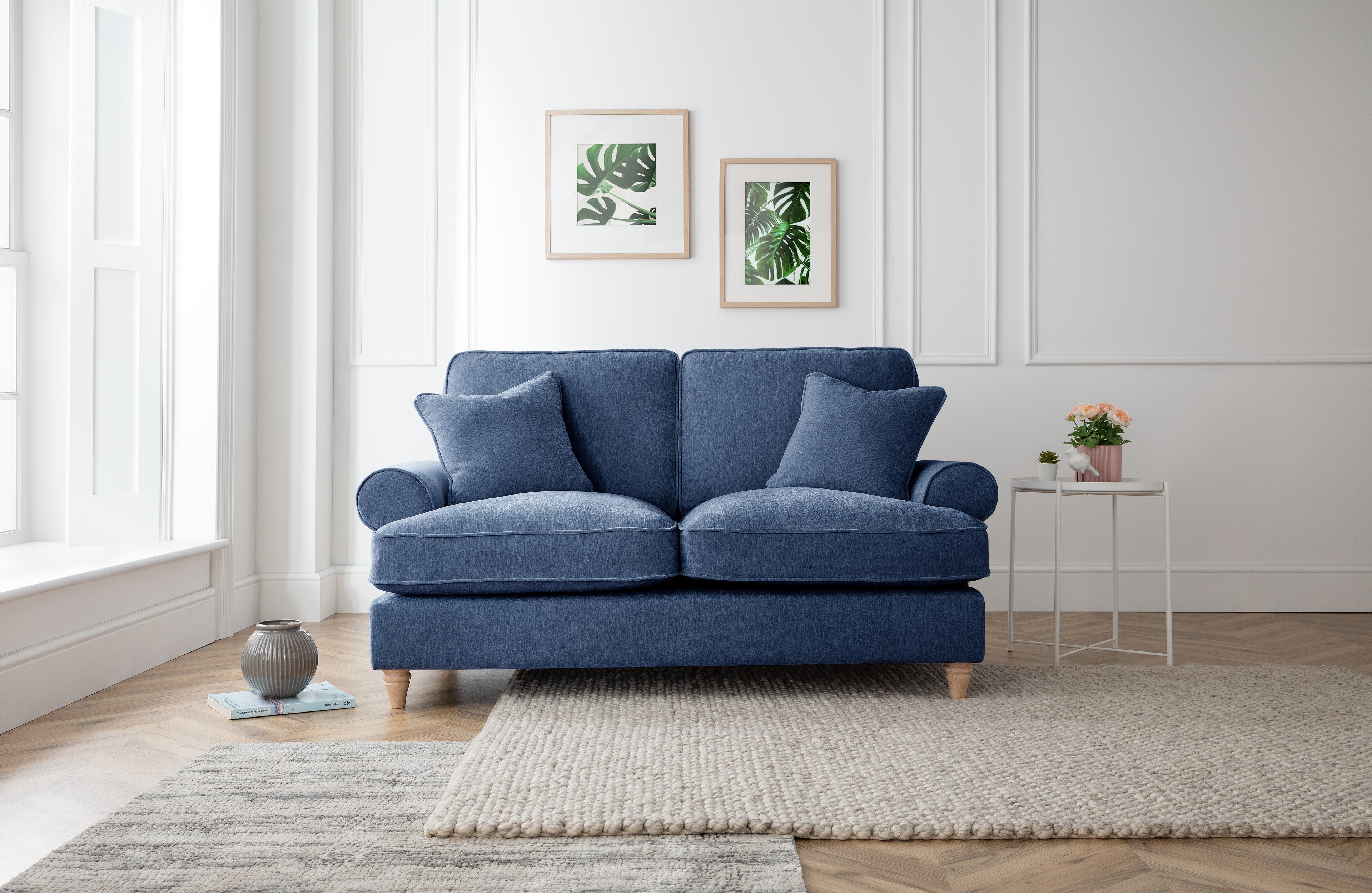 2 Seater Sofa Manhattan Navy The Great Sofa Company | Victoria | Bromfield | Lola | Alfie | Mari | Longfellow | Duresta Style