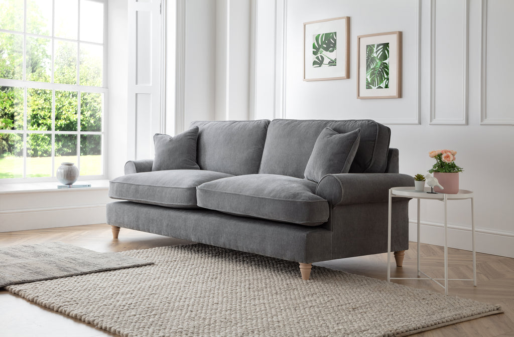 3 Seater Sofa Manhattan Charcoal The Great Sofa Company | Victoria | Bromfield | Lola | Alfie | Mari | Longfellow | Duresta Style
