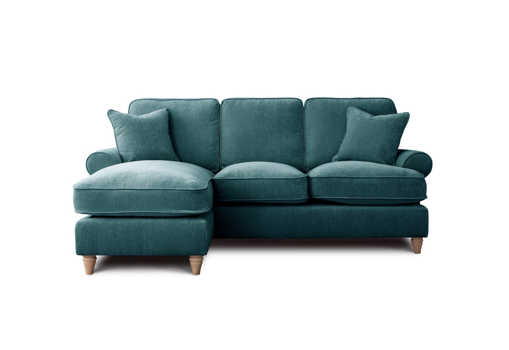 Left Hand Chaise Sofa Manhattan Emerald The Great Sofa Company | Victoria | Bromfield | Lola | Alfie | Mari | Longfellow | Duresta Style