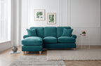 Left Hand Chaise Sofa Manhattan Emerald The Great Sofa Company | Victoria | Bromfield | Lola | Alfie | Mari | Longfellow | Duresta Style