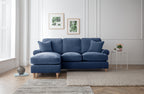 Left Hand Chaise Sofa Manhattan Navy The Great Sofa Company | Victoria | Bromfield | Lola | Alfie | Mari | Longfellow | Duresta Style
