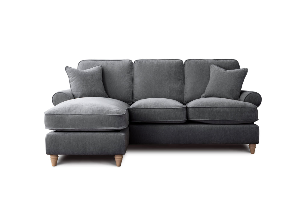 Left Hand Chaise Sofa Manhattan Charcoal The Great Sofa Company | Victoria | Bromfield | Lola | Alfie | Mari | Longfellow | Duresta Style