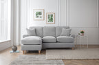 Left Hand Chaise Sofa Manhattan Ice The Great Sofa Company | Victoria | Bromfield | Lola | Alfie | Mari | Longfellow | Duresta Style