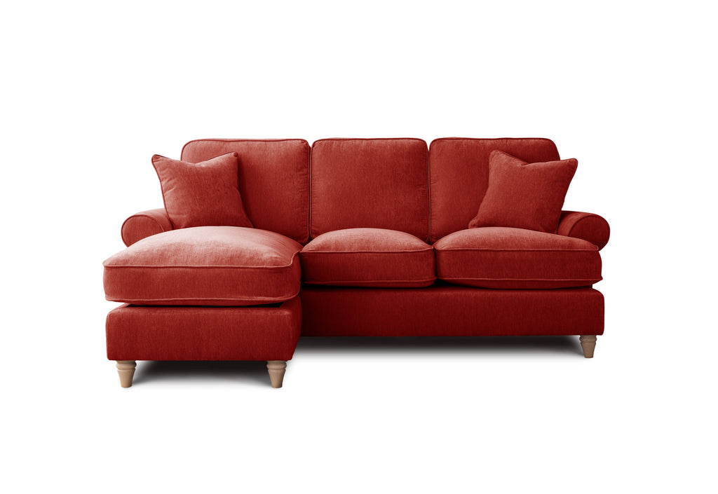 Left Hand Chaise Sofa Manhattan Apricot The Great Sofa Company | Victoria | Bromfield | Lola | Alfie | Mari | Longfellow | Duresta Style