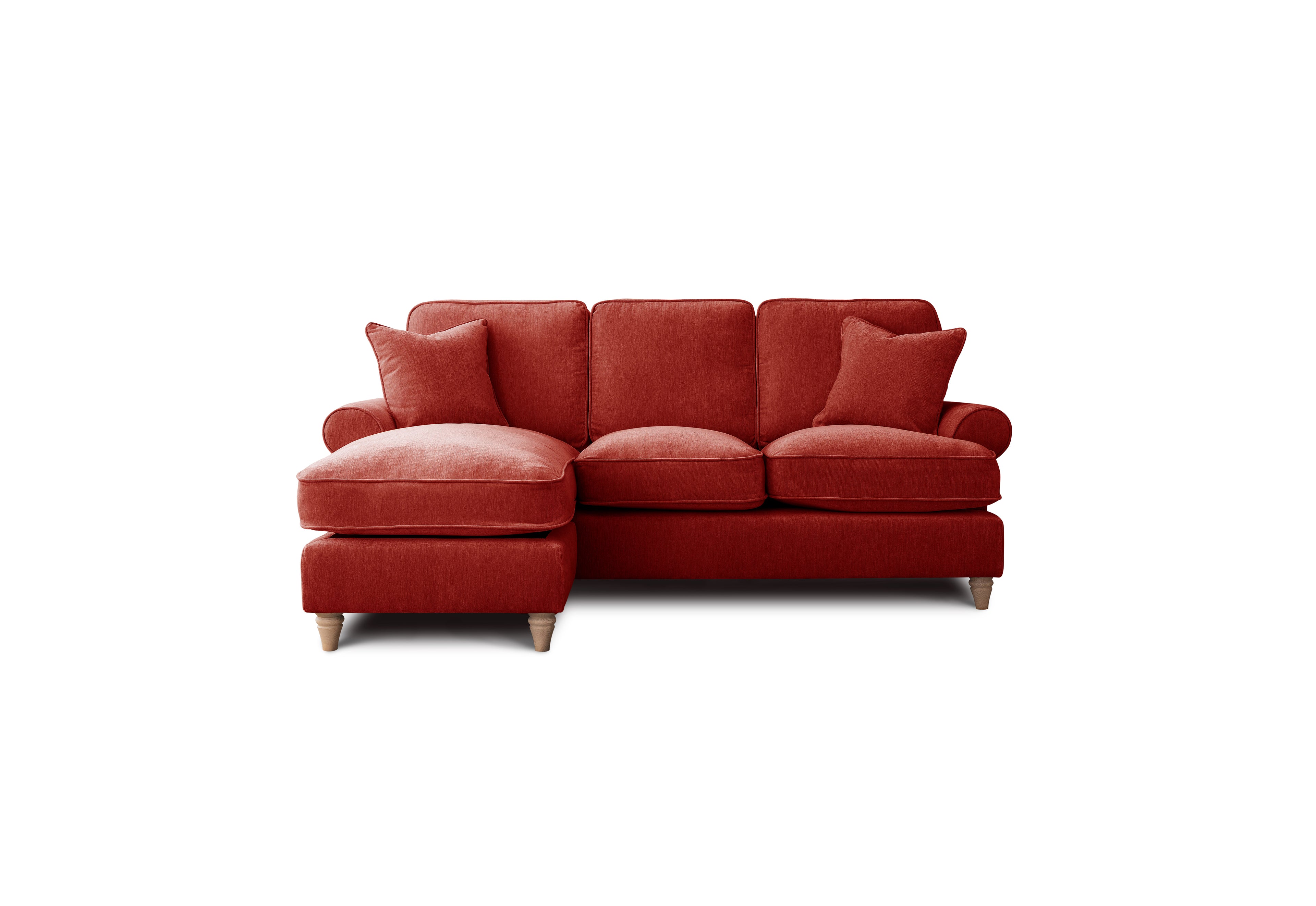 Left Hand Chaise Sofa Manhattan Apricot