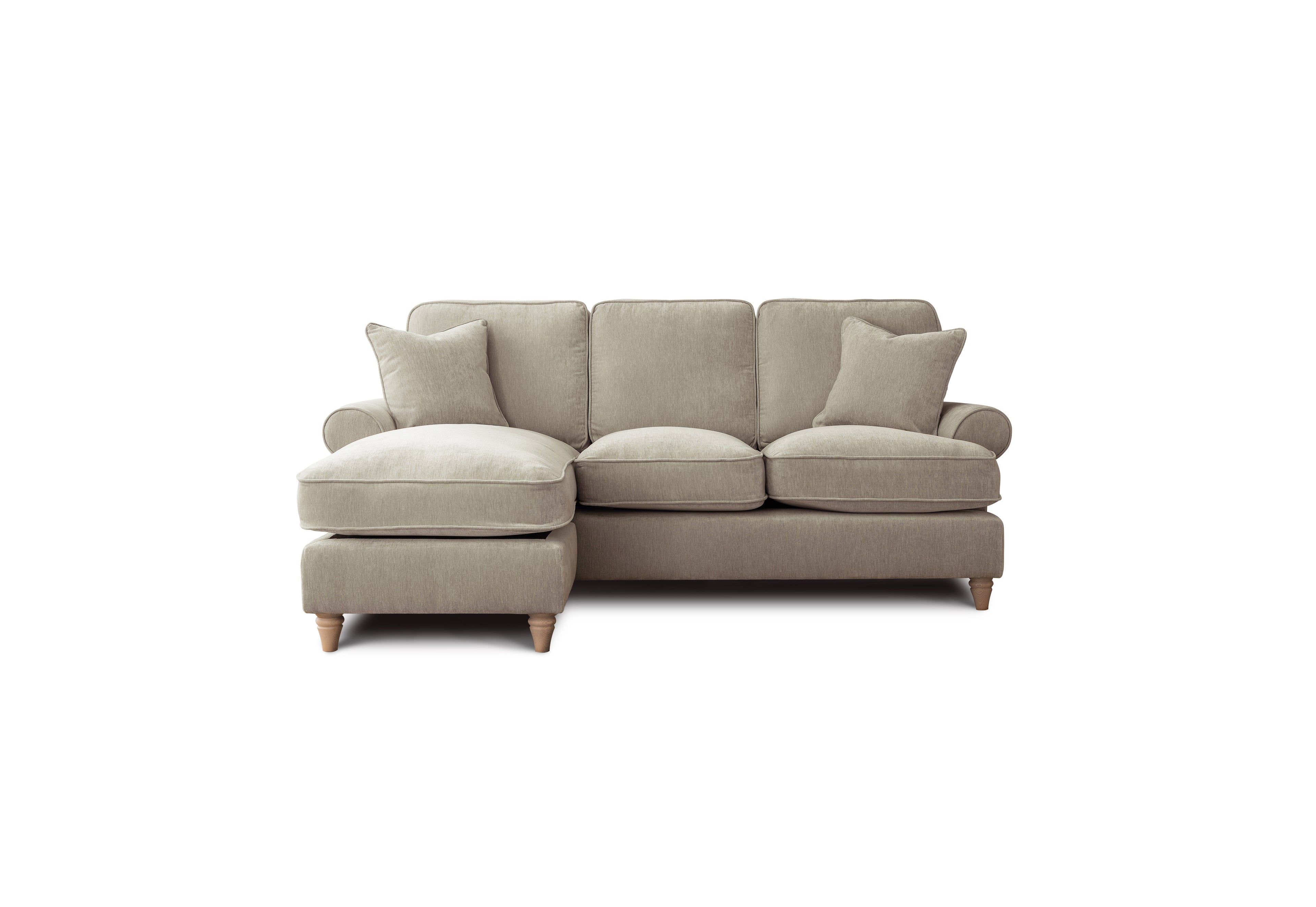 Left Hand Chaise Sofa Manhattan Putty