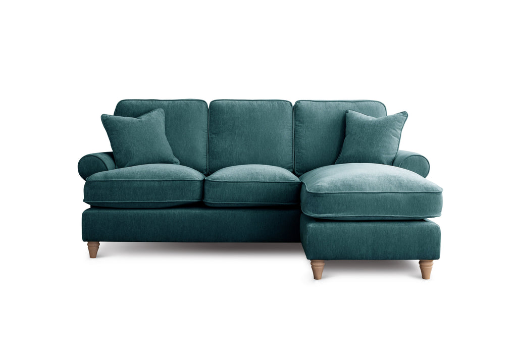 Right Hand Chaise Sofa Manhattan Emerald The Great Sofa Company | Victoria | Bromfield | Lola | Alfie | Mari | Longfellow | Duresta Style