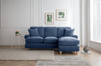 Right Hand Chaise Sofa Manhattan Navy