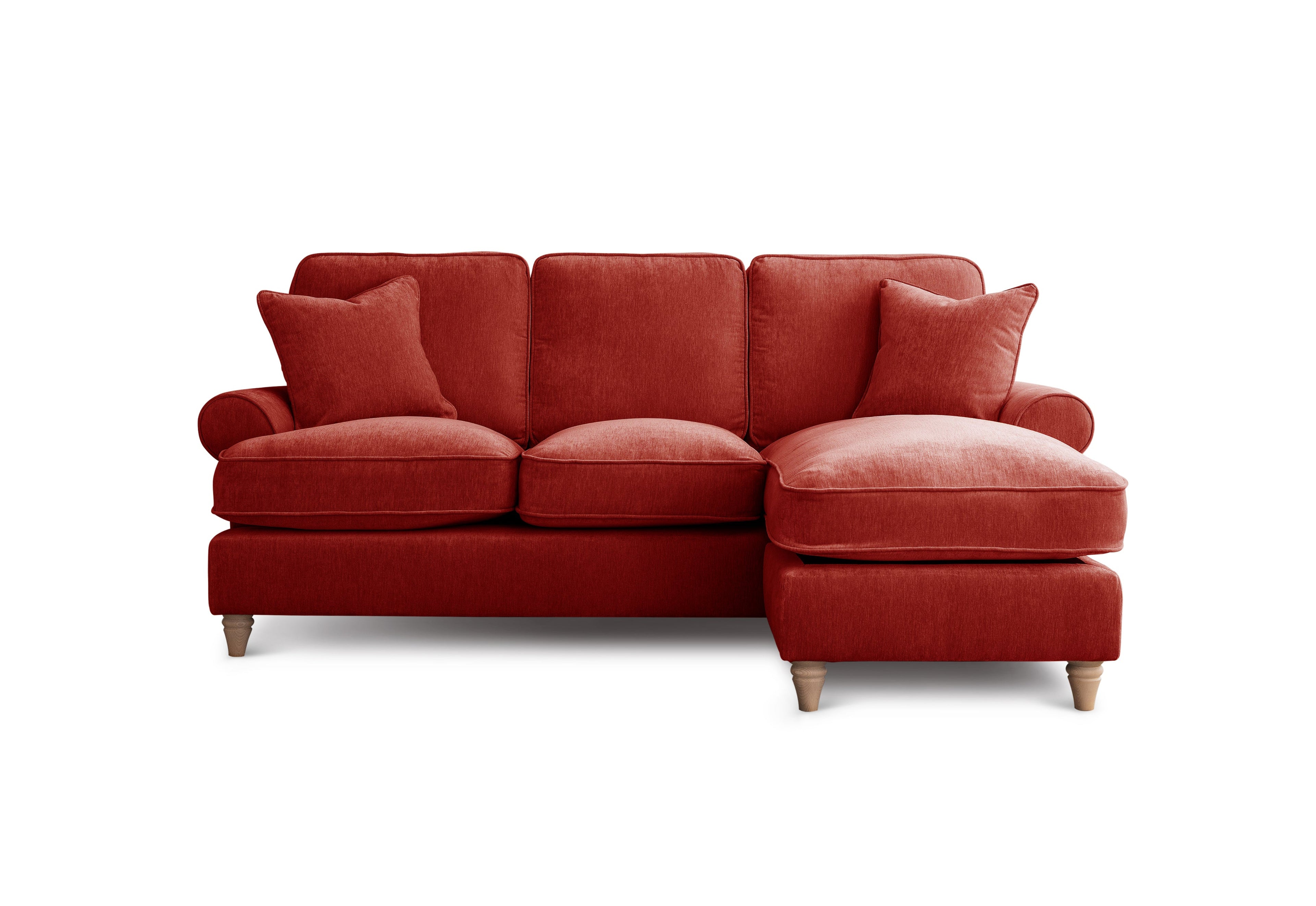 Right Hand Chaise Sofa Manhattan Apricot The Great Sofa Company | Victoria | Bromfield | Lola | Alfie | Mari | Longfellow | Duresta Style