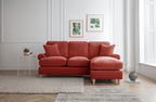 Right Hand Chaise Sofa Manhattan Apricot The Great Sofa Company | Victoria | Bromfield | Lola | Alfie | Mari | Longfellow | Duresta Style