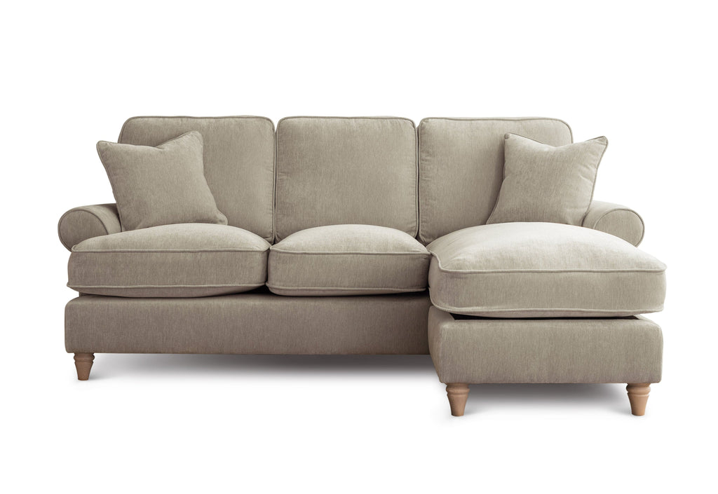 Right Hand Chaise Sofa Manhattan Putty The Great Sofa Company | Victoria | Bromfield | Lola | Alfie | Mari | Longfellow | Duresta Style