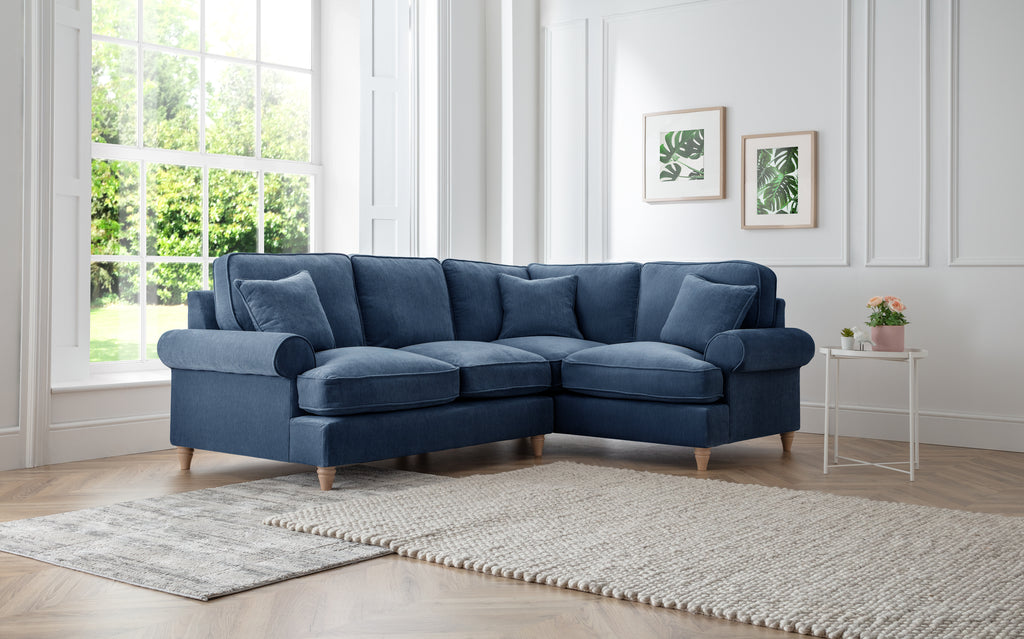 2 Corner 1 Manhattan Navy The Great Sofa Company | Victoria | Bromfield | Lola | Alfie | Mari | Longfellow | Duresta Style