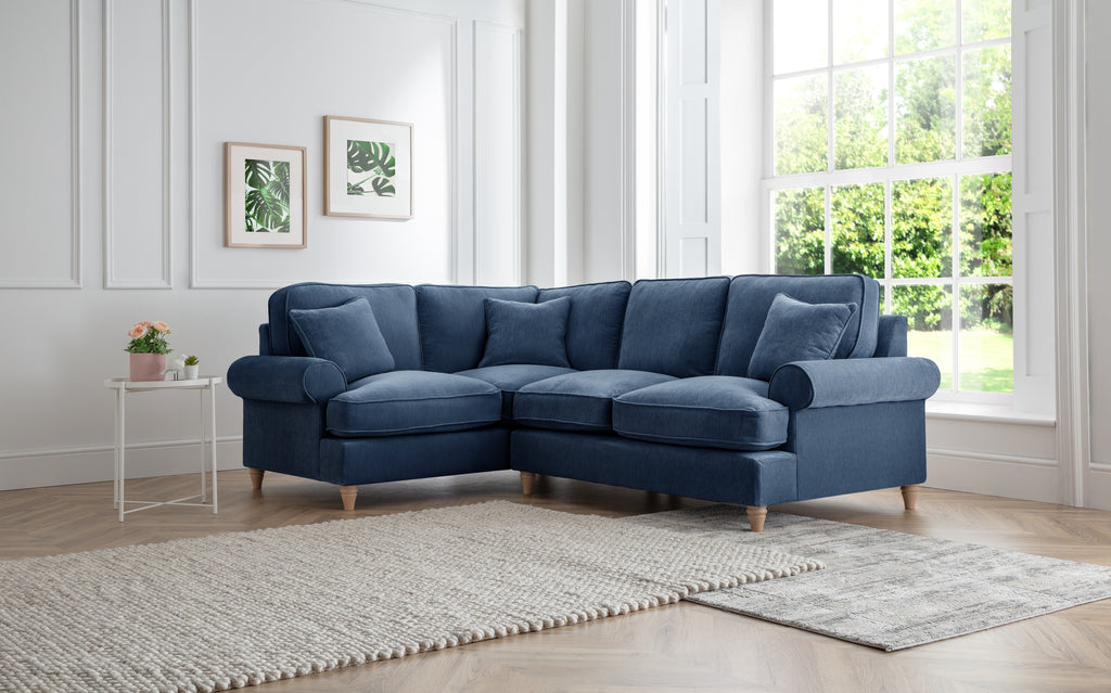 1 Corner 2 Manhattan Navy The Great Sofa Company | Victoria | Bromfield | Lola | Alfie | Mari | Longfellow | Duresta Style