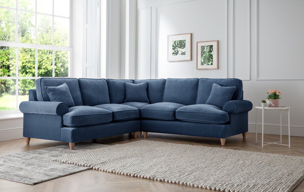2 Corner 2 Manhattan Navy The Great Sofa Company | Victoria | Bromfield | Lola | Alfie | Mari | Longfellow | Duresta Style