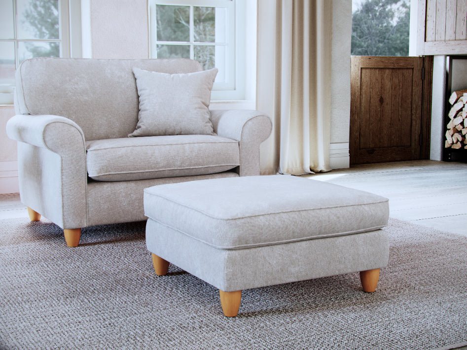 Footstool Sic - Glory 2 Pearl The Great Sofa Company | Sinatra | Dorchester | Abingdon | Ashbury